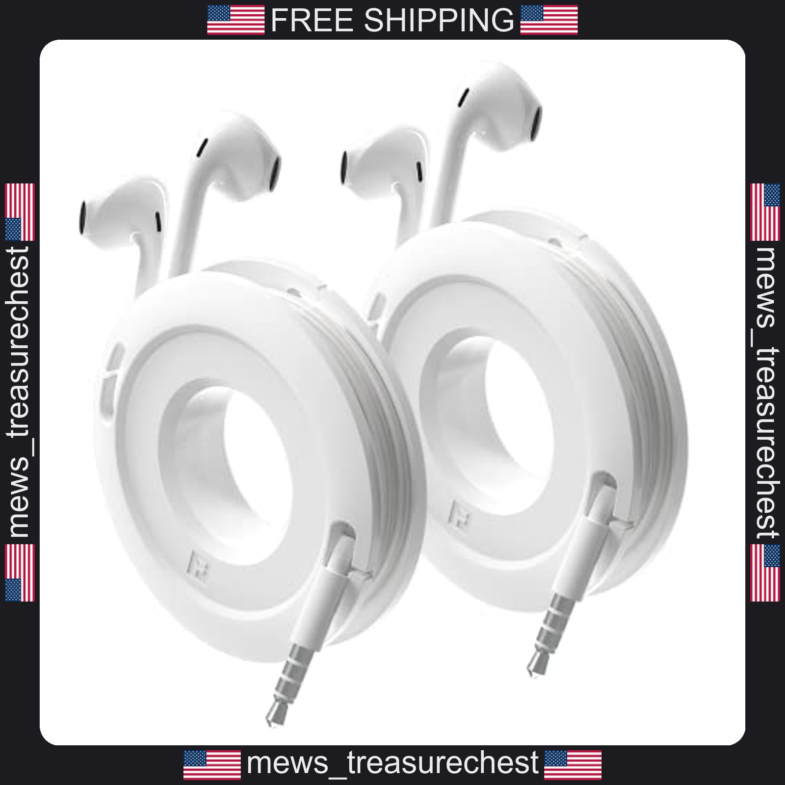 Cable Organizer 2-Pack Mini & Max for Earbuds, USB Cables, Travel