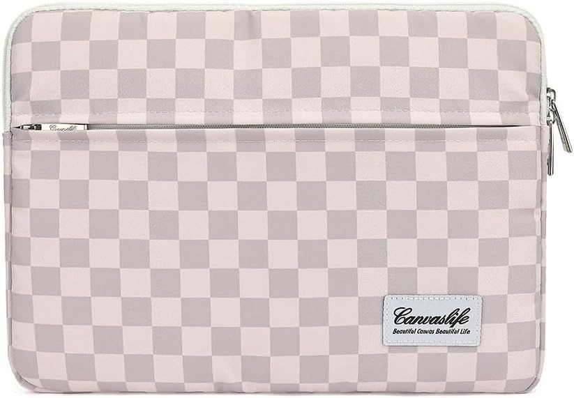 Neutral Checker Pattern Laptop Sleeve Case Cover for MacBook Pro 14 inch and 14