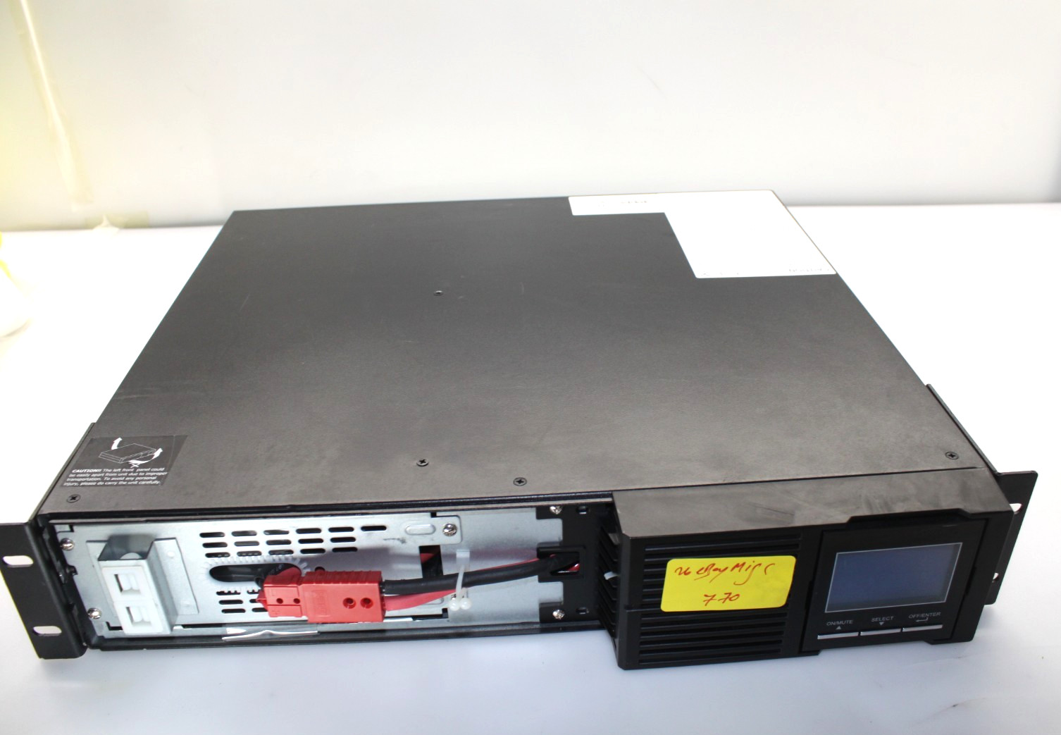 Wattbox WB-OVRC-UPS-1100-1 1100VA UPS Power Conditioner *Missing Front Cover*