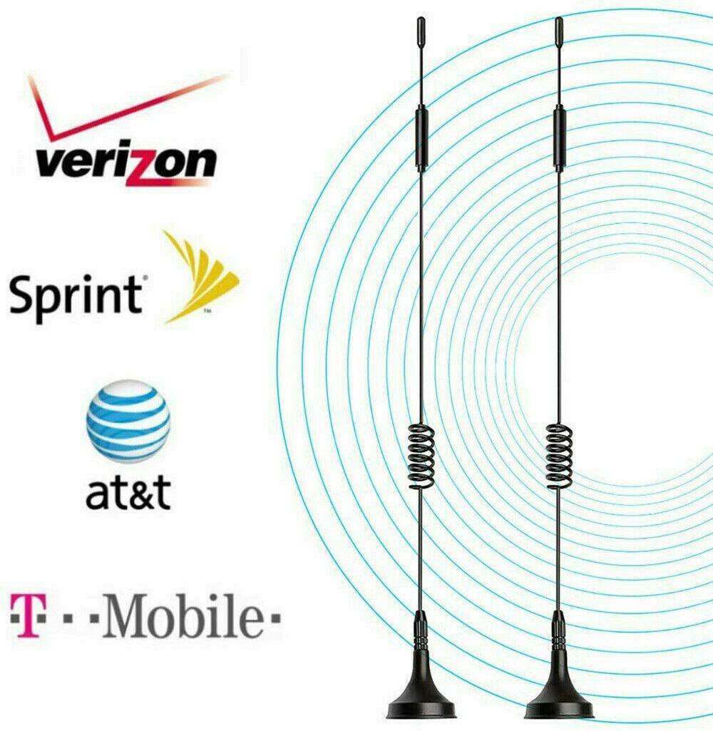 2X Fit For Omni Signal Booster Antenna 4G LTE TS9 Netgear Nighthawk M1 MR1100