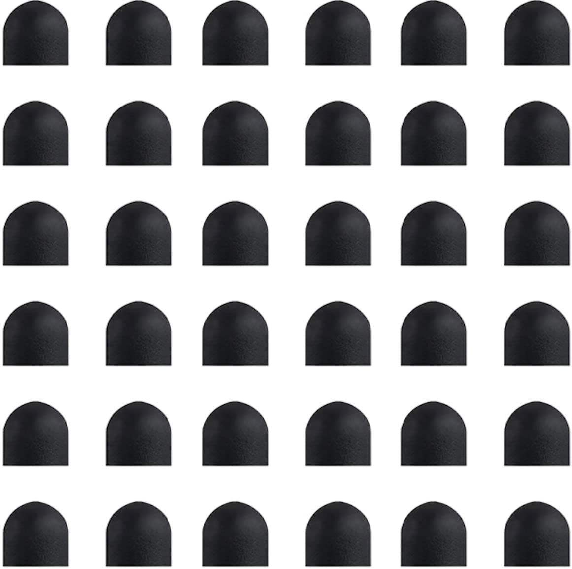 36Pcs Stylus Rubber Tips for Stylus Pens, 0.24inch (6mm) Diameter