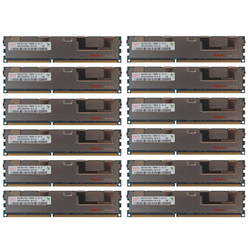 96GB Kit 12x 8GB HP Proliant BL28C BL2X220C DL160 DL170E SL160Z G6 Memory Ram