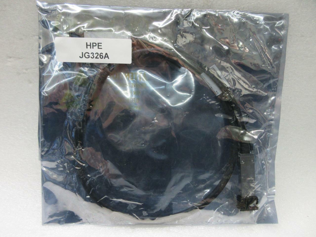 HPE JG326A FlexNetwork X240 40 Gbps QSFP+ to QSFP+ direct attach 1-meter - NEW