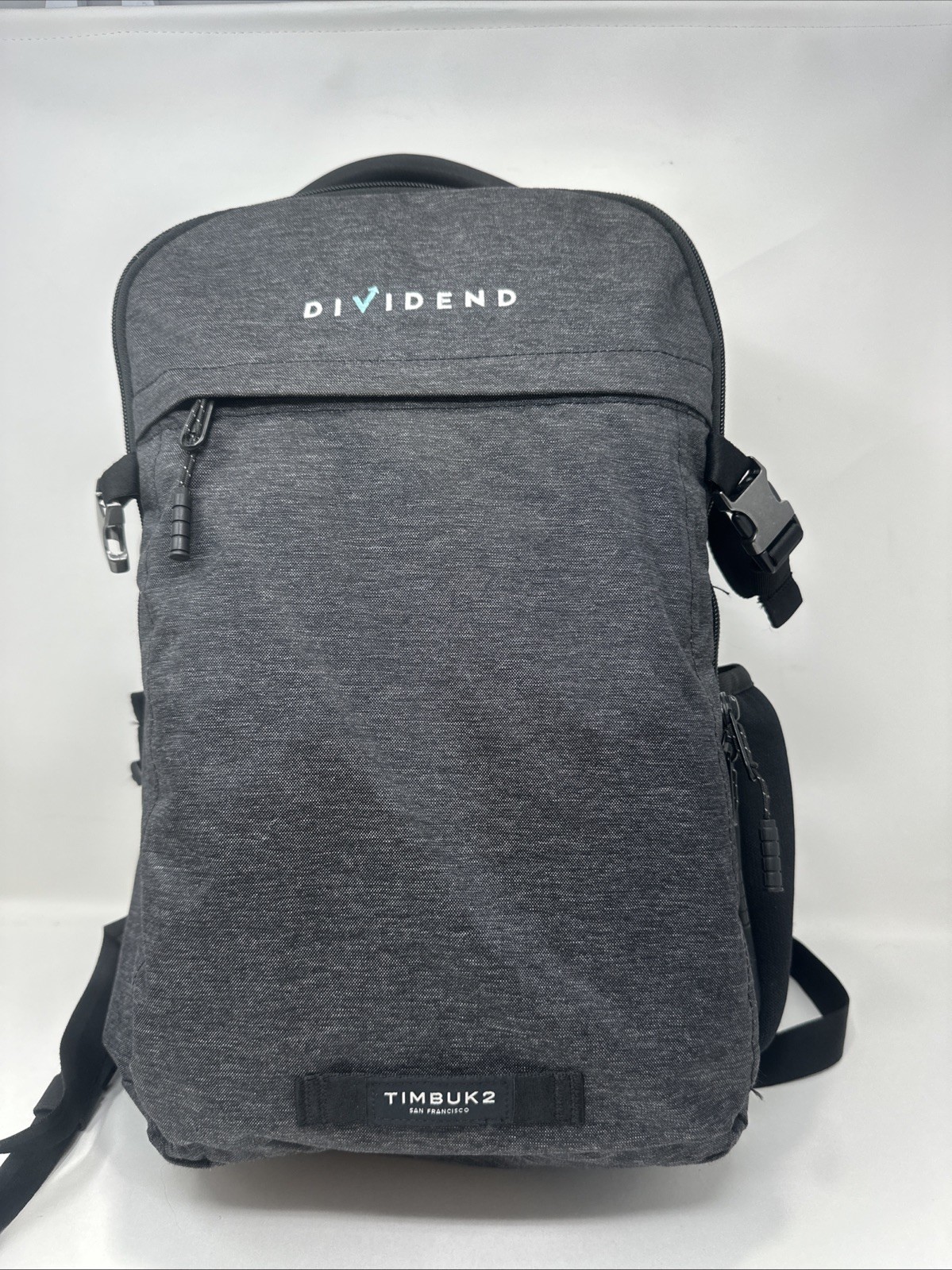 Timbuk2 - Division Gray Solid Padded Laptop Backpack Bag