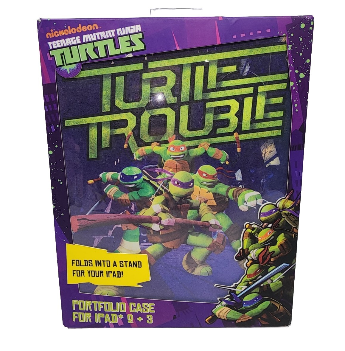 Nickelodeon Teenage Mutant Ninja Turtles 2012 Sakar IPad 2 & 3 Case/Cover