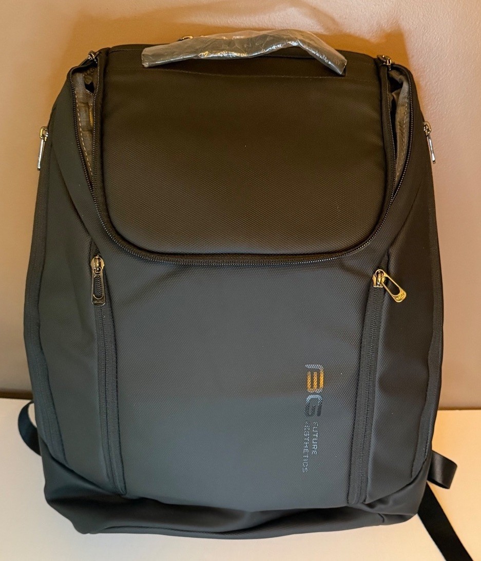 BANGE Vanguard Work-to-Travel Laptop Backpack Black Business Travel NEW