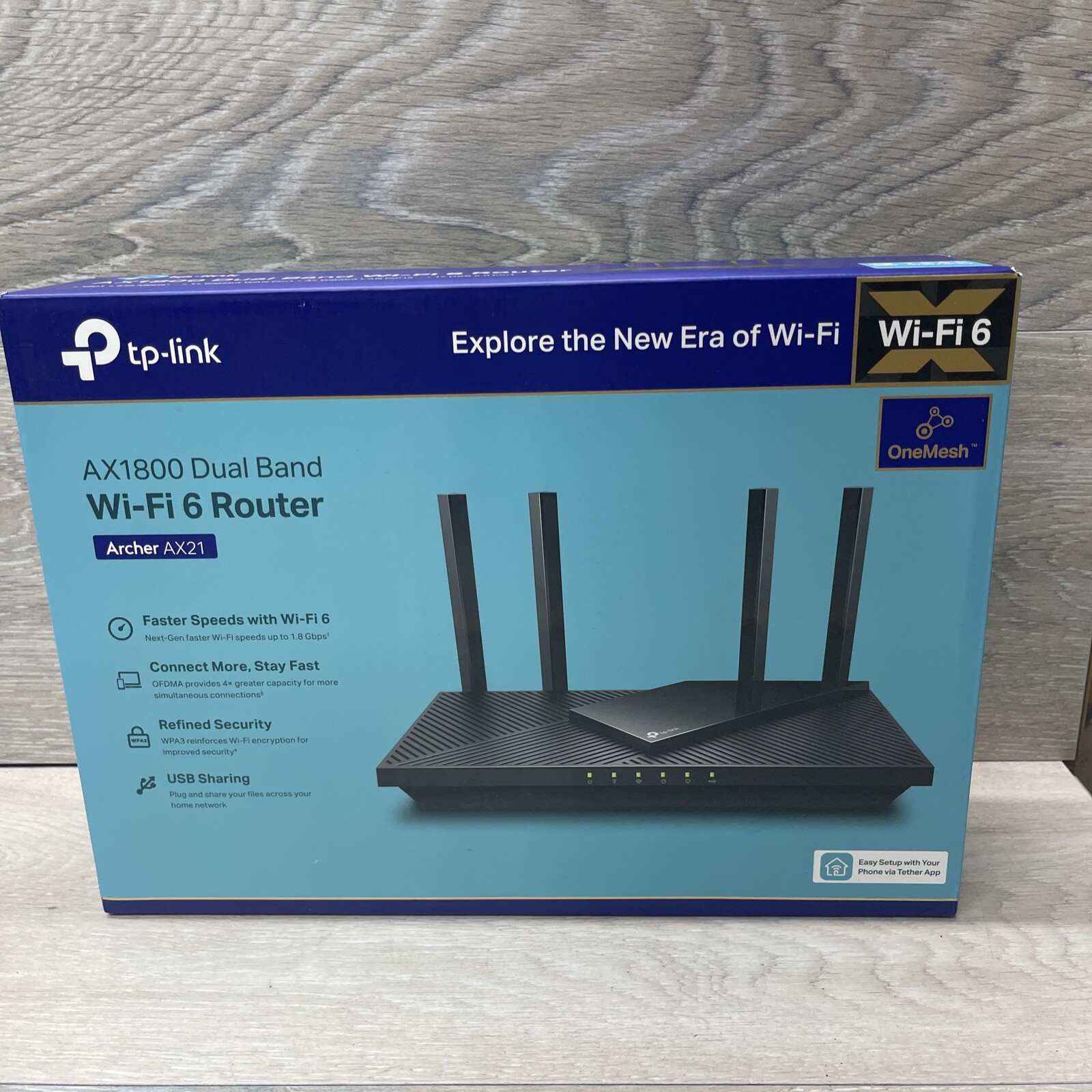 TP-Link Archer AX21 AX1800 Dual Band Wi-Fi 6 Router New