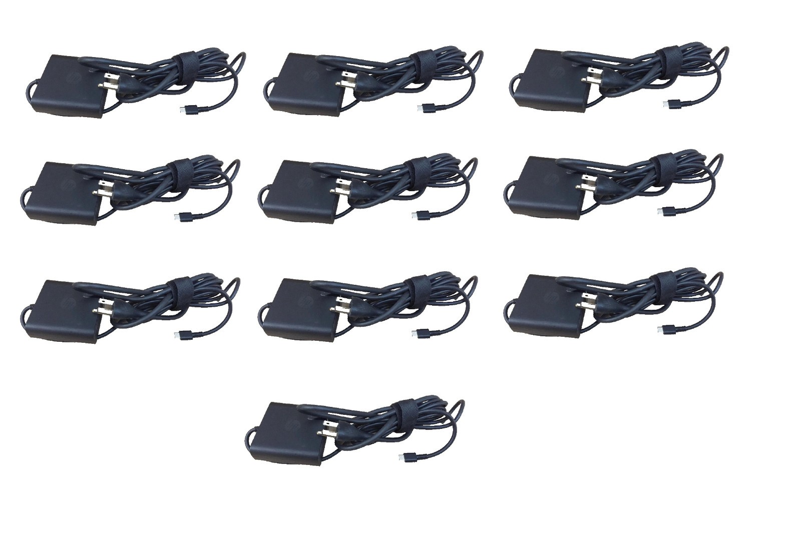Lot of 10 OEM HP 65W USB‑C AC Adapter Laptop Charger for TPN‑CA06, 860209‑850
