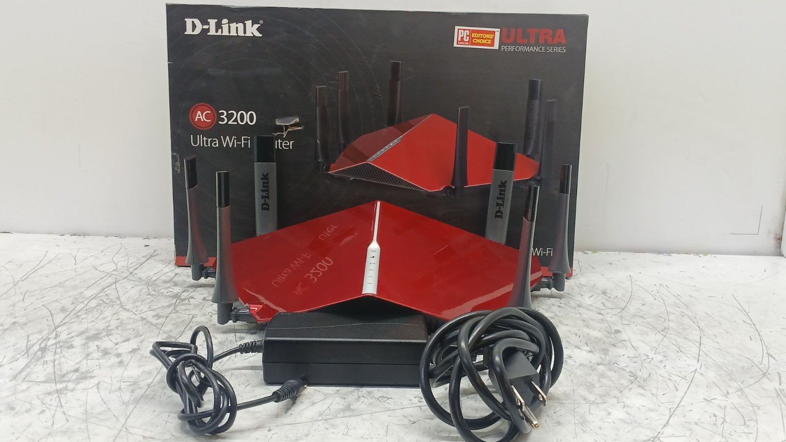 D-Link AC3200 DIR-890L DD-WRT Tri Band Gigabit WiFi Router *RESET* *WORKING*