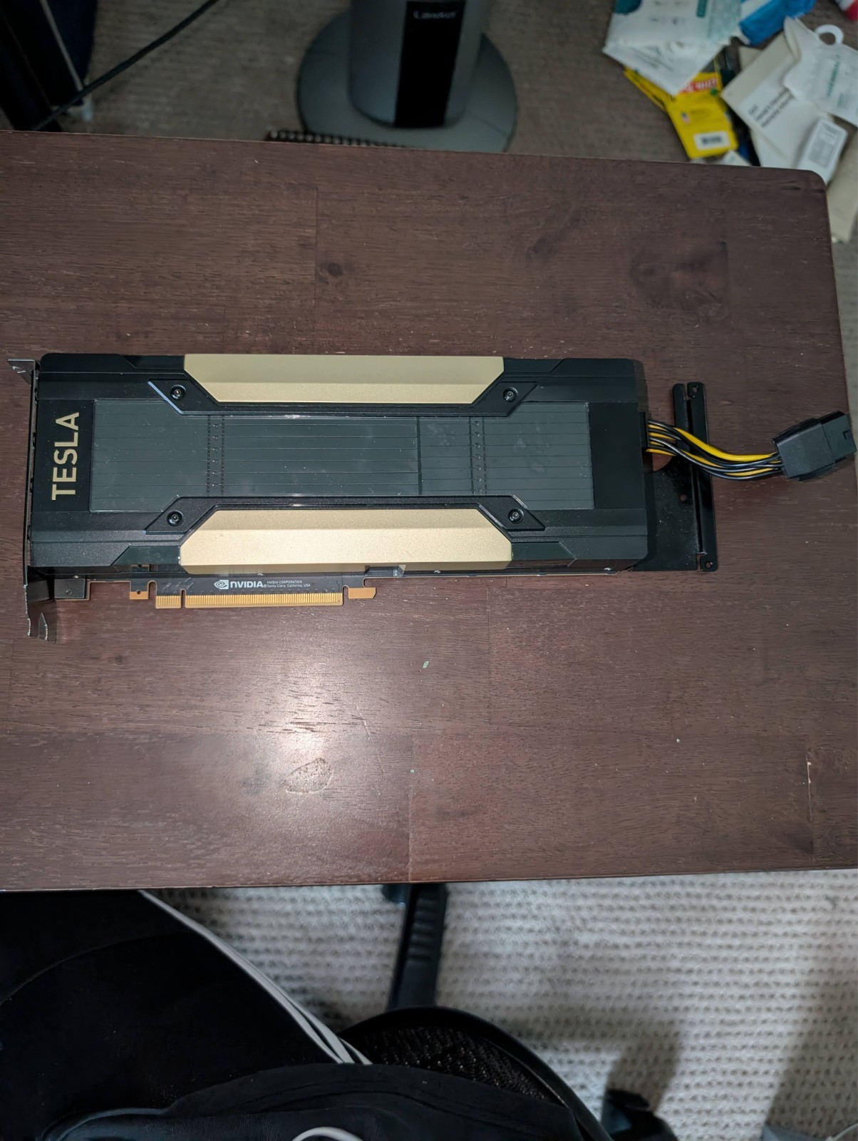PNY NVIDIA Tesla V100 16GB HBM2 PCIe GPU Accelerator TCSV100MPCIE-PB Untested