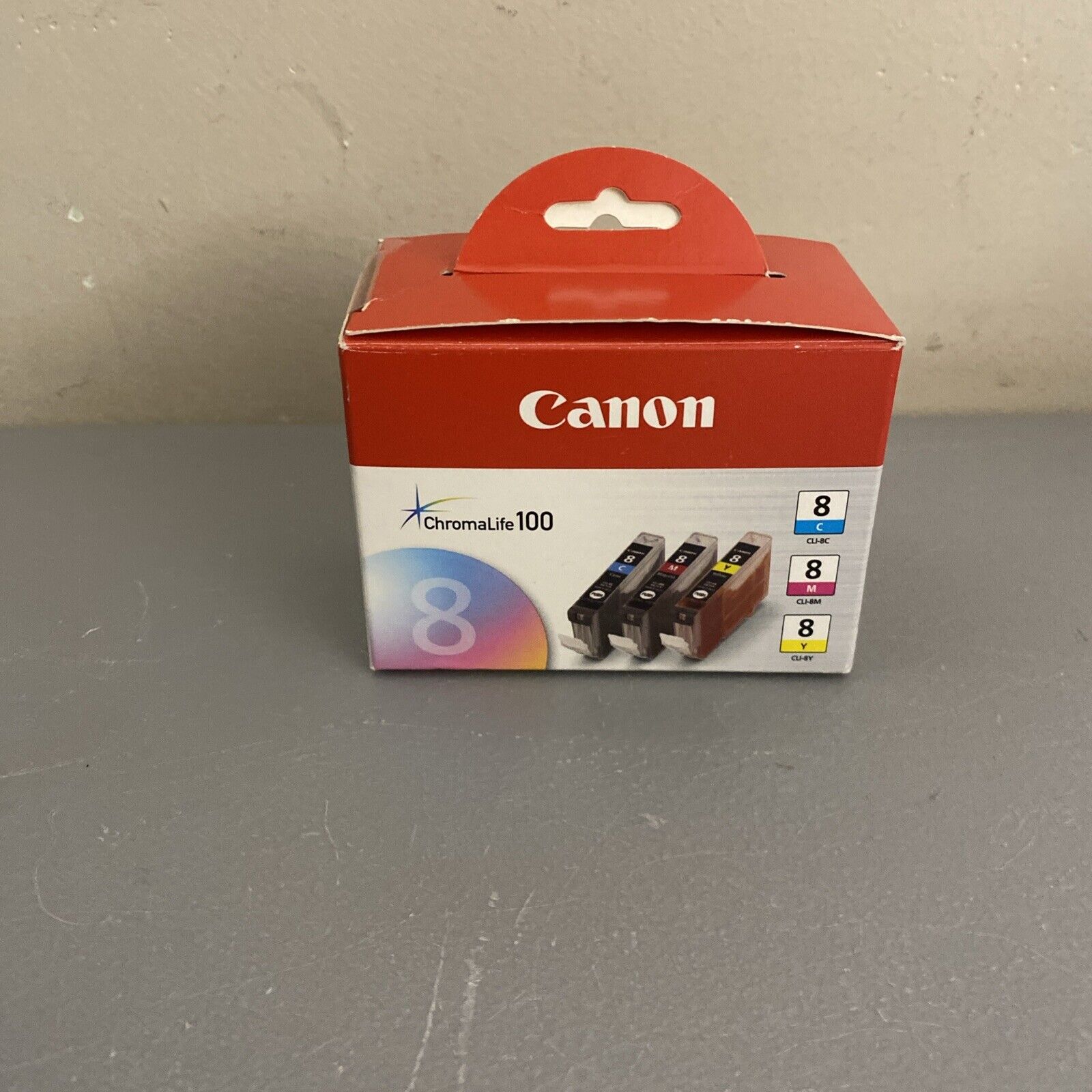 Canon Chromalife 100 3-Pack of CLI-8 Ink Tank Cartridges - Cyan Magenta Yellow