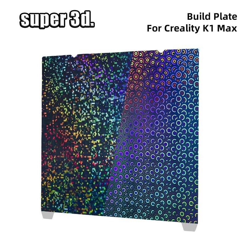 super_3d For Creality K1 Max Without  Magnetic Base PEK Build Plate 310*315MM