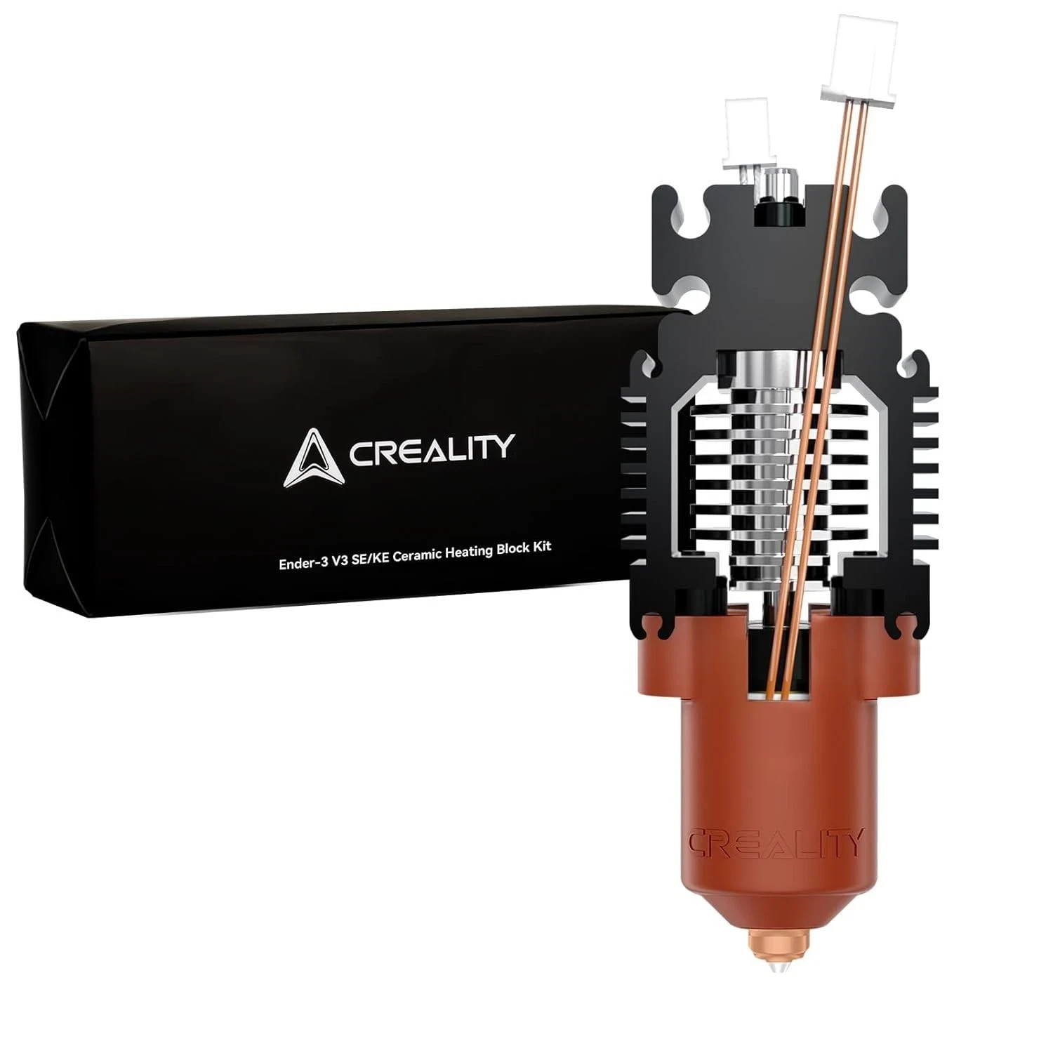 Ender 3 V3 SE Hotend Upgrade Kit - 300°C Ceramic Block & Quick-Swap Nozzle