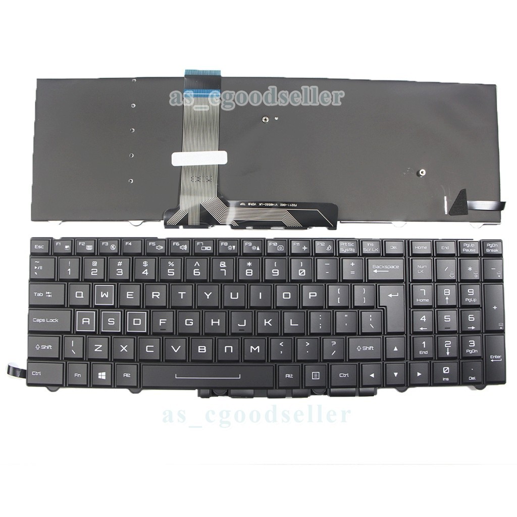 New for Clevo P870TM P870TM1 P870TM-G P870TM1-G Keyboard US Black with BACKLIT