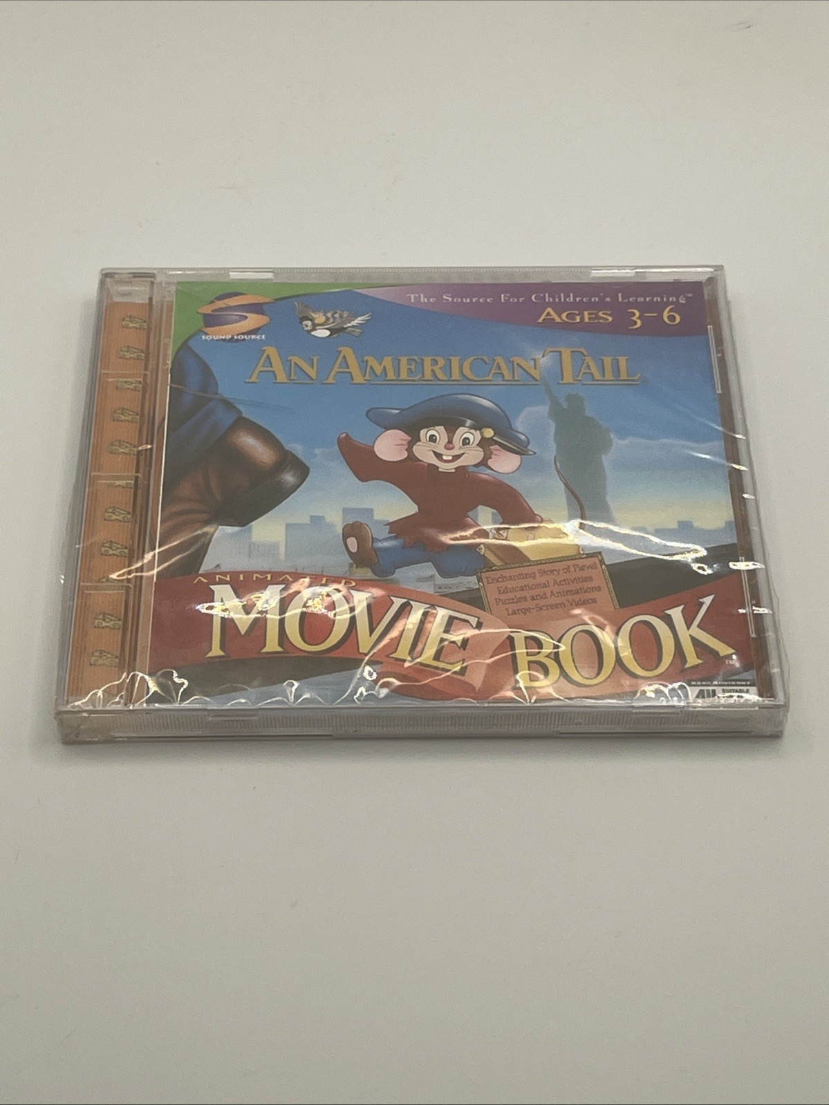 An American Tail Animated Movie Book (PC, 1998) By Sound Source Computer Game