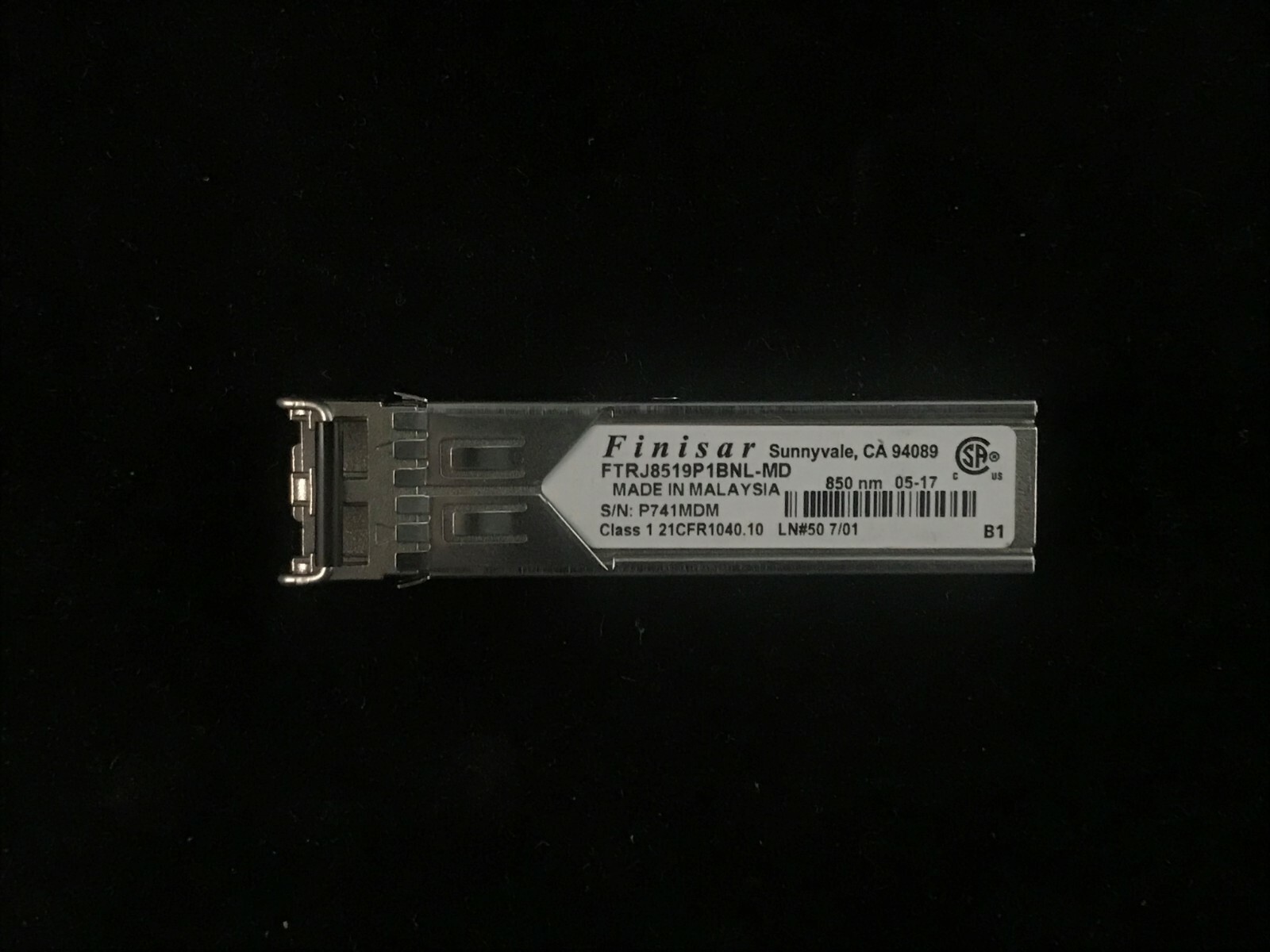 Finisar Original FTRJ8519P1BNL 1000BASE 850nm 500m Transceiver