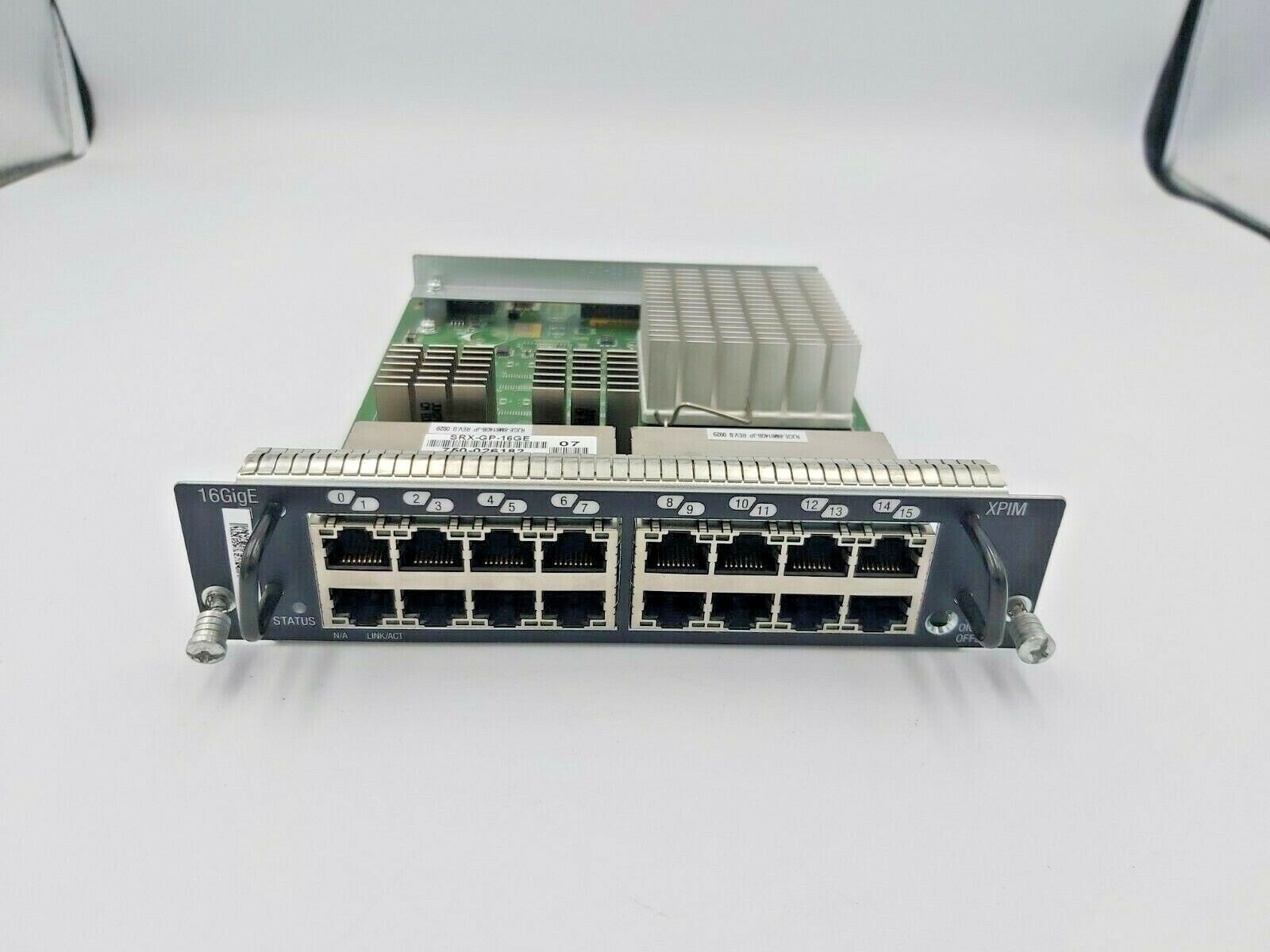 Juniper Networks SRX-GP-16GE 16 Port Ethernet Services Expansion Module.