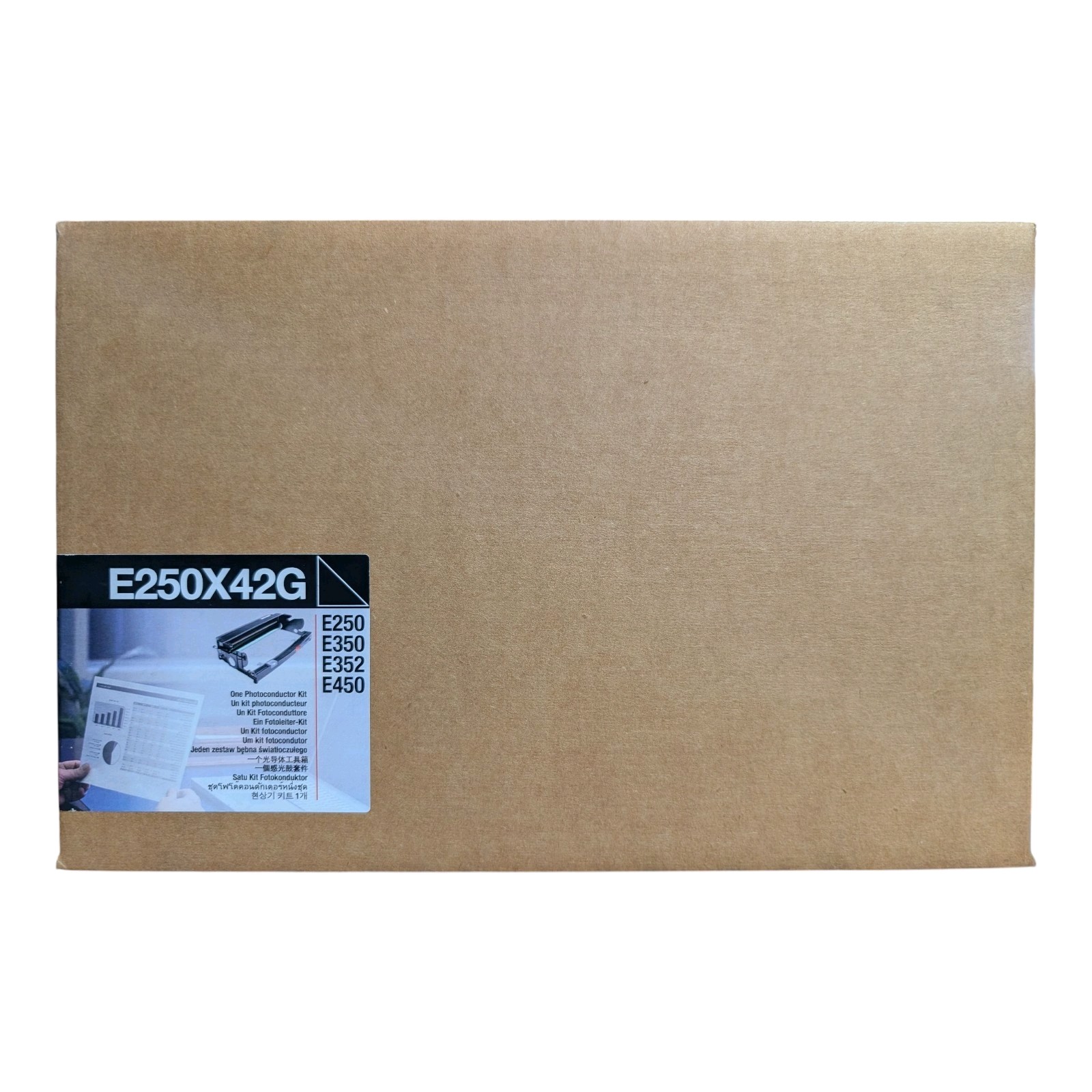 Genuine OEM Lexmark E250X42G Photoconductor Unit (3000 yield) NEW SEALED 6/1/15