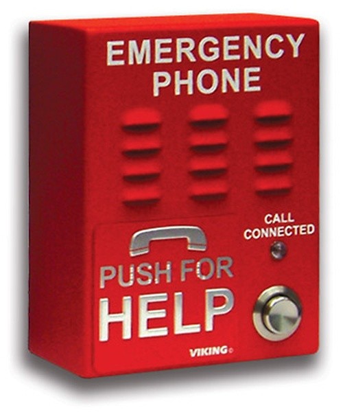 Viking Electronics VoIP Handsfree Emergency Phone E-1600-IP UPC 615687225761