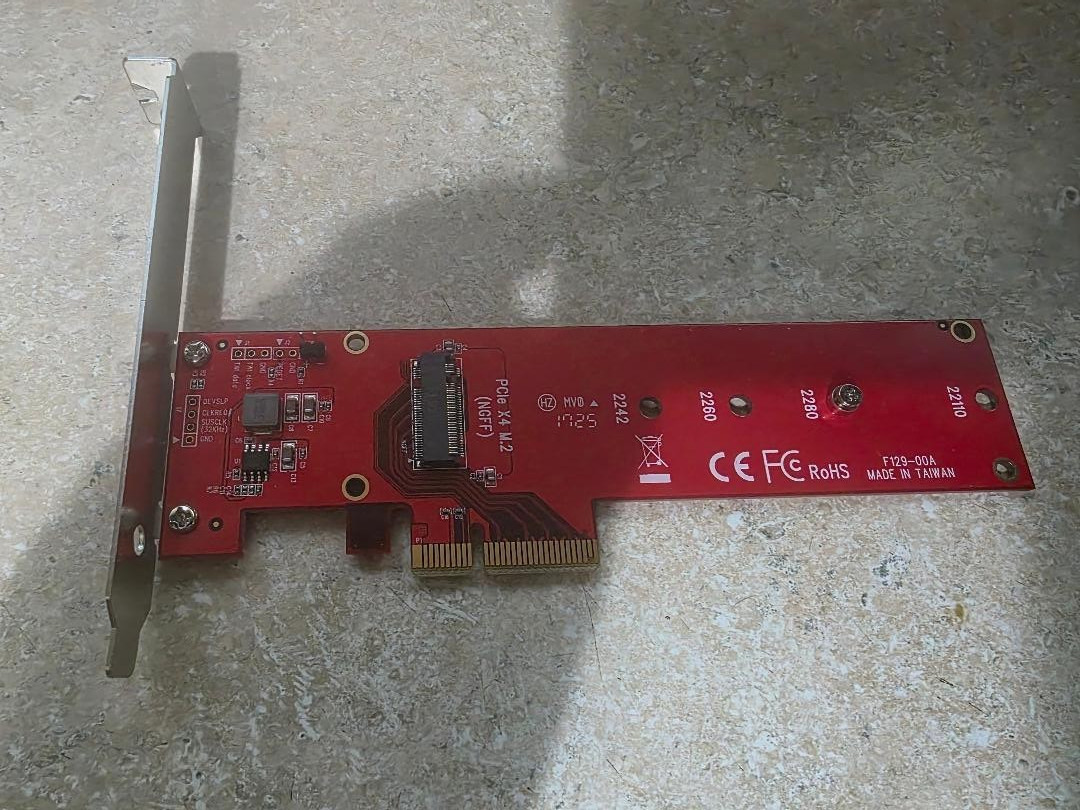 StarTech.com x4 PCI Express to M.2 PCIe SSD Adapter Full Height