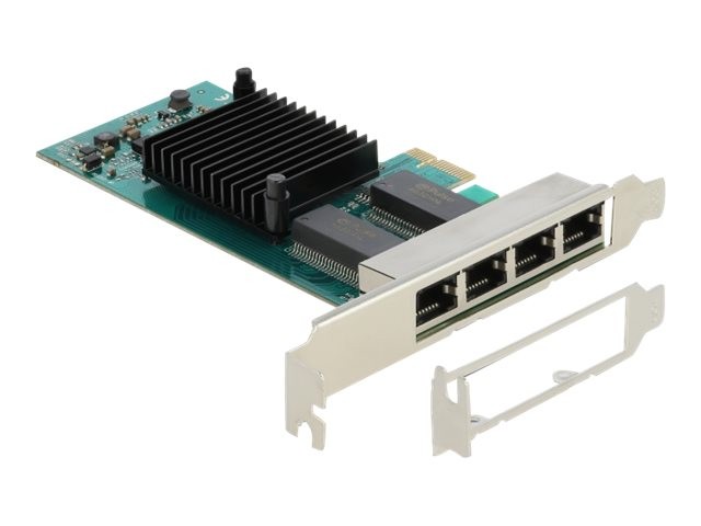 Delock Network adapter PCIe 2.1 Gigabit Ethernet x 4 Gigabit 88504