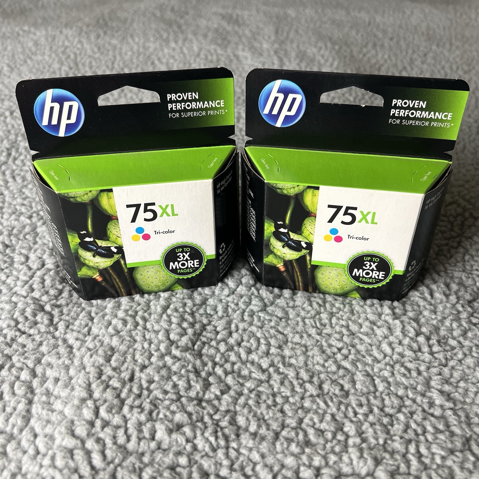 HP 75XL Tri-Color Ink Cartridge - Bundle of 2