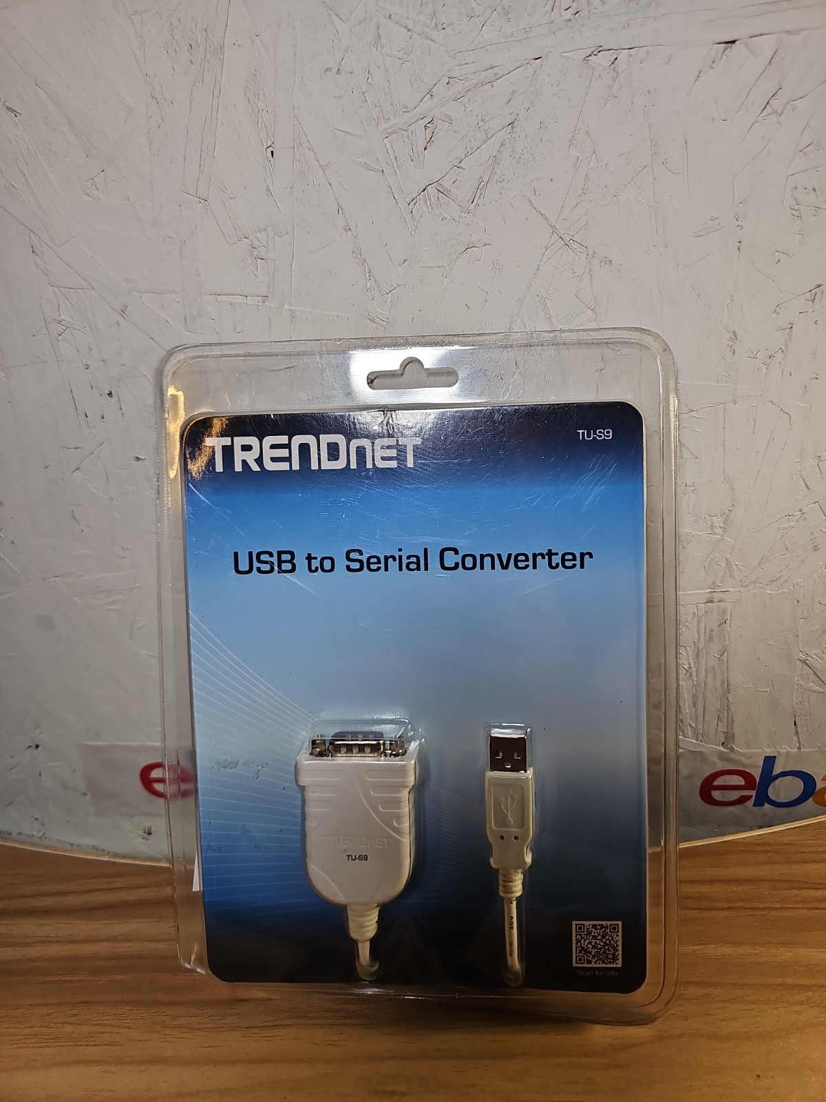 TRENDnet TU-S9 USB to Serial Converter RS-232 Adapter New Sealed