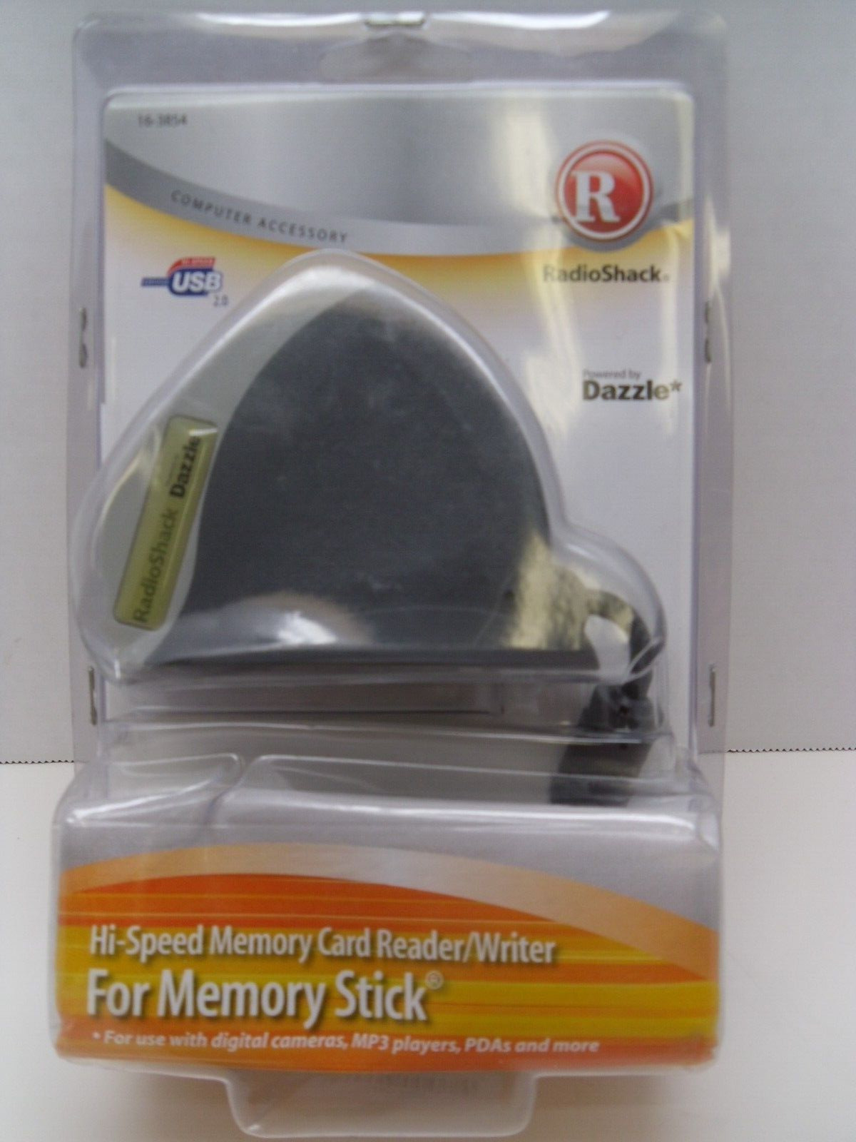 Radio Shack Dazzle Hi-Speed Memory Card Reader/Writer For Memory Stick 16-3854