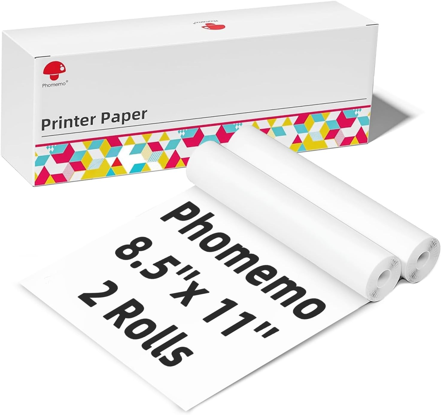 Phomemo M832 Thermal Paper 8.5" x 11" US Letter Portable A4 Thermal Printer ROLL