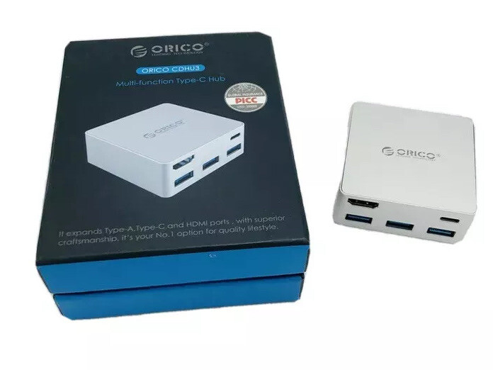 ORICO CDHU3 Multi-Function Type-C Hub HDMI USB - New Open Box