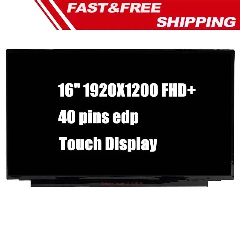 NV160WUM-T02 V8.0 NV160WUM-T02-HWV8.0 Touch LCD LED Screen 16" FHD Display New