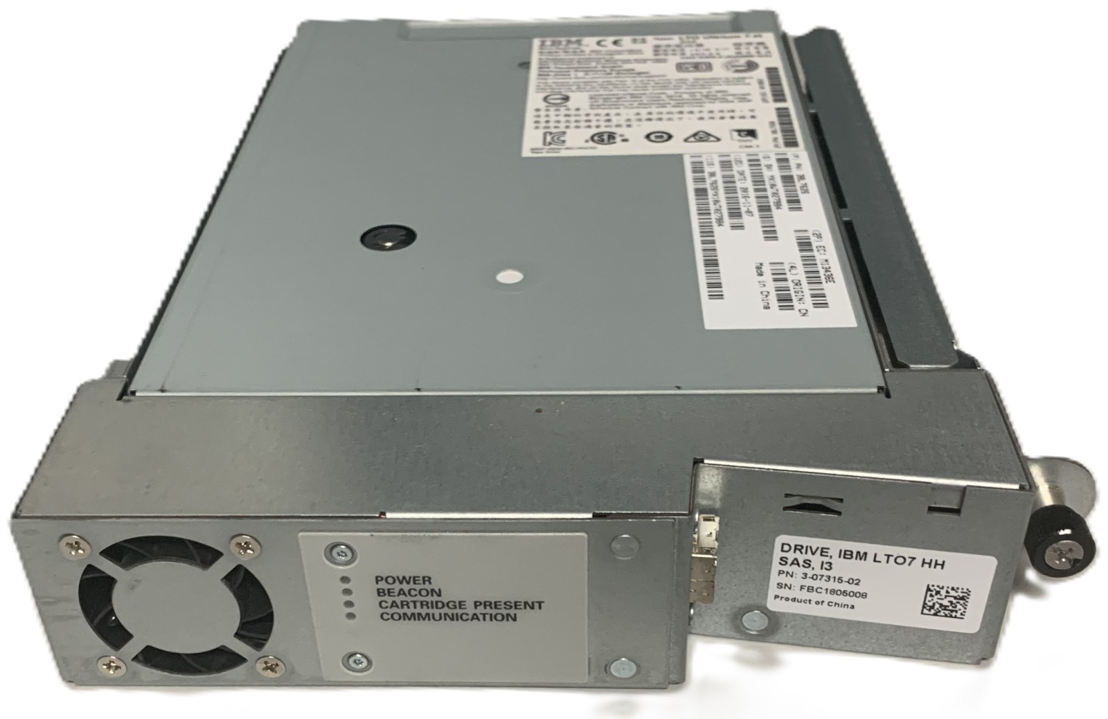 QUANTUM IBM LTO7 HH SAS Loader Drive 3-07315-02