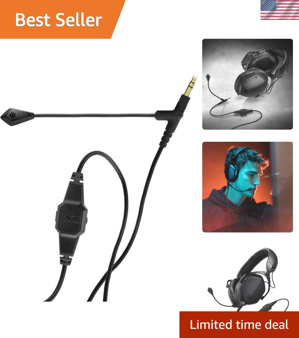 BoomPro Microphone - Versatile Design for Gaming, Remote Work & Calls
