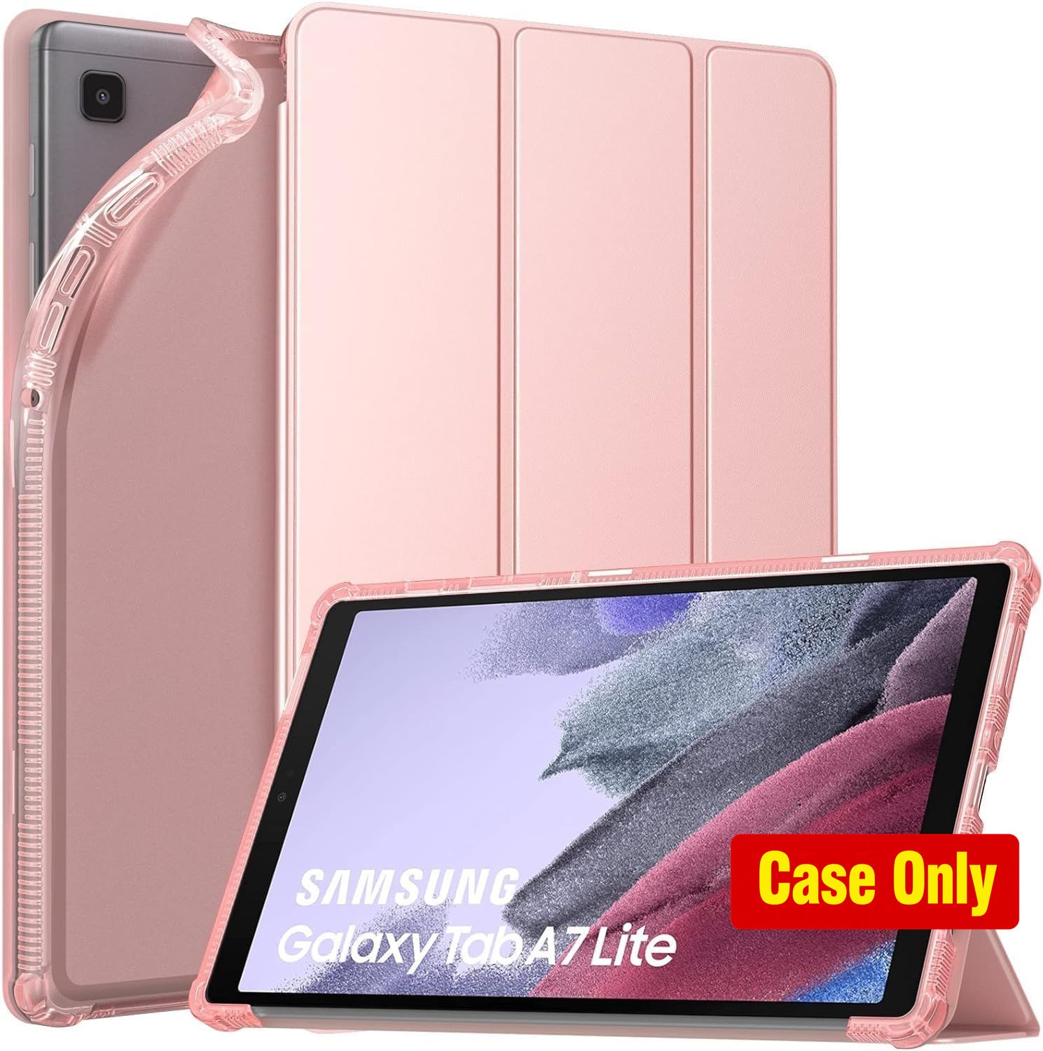 Lightweight Slim Trifold Stand Case for 2021 Samsung Galaxy Tab A7 Lite 8.7