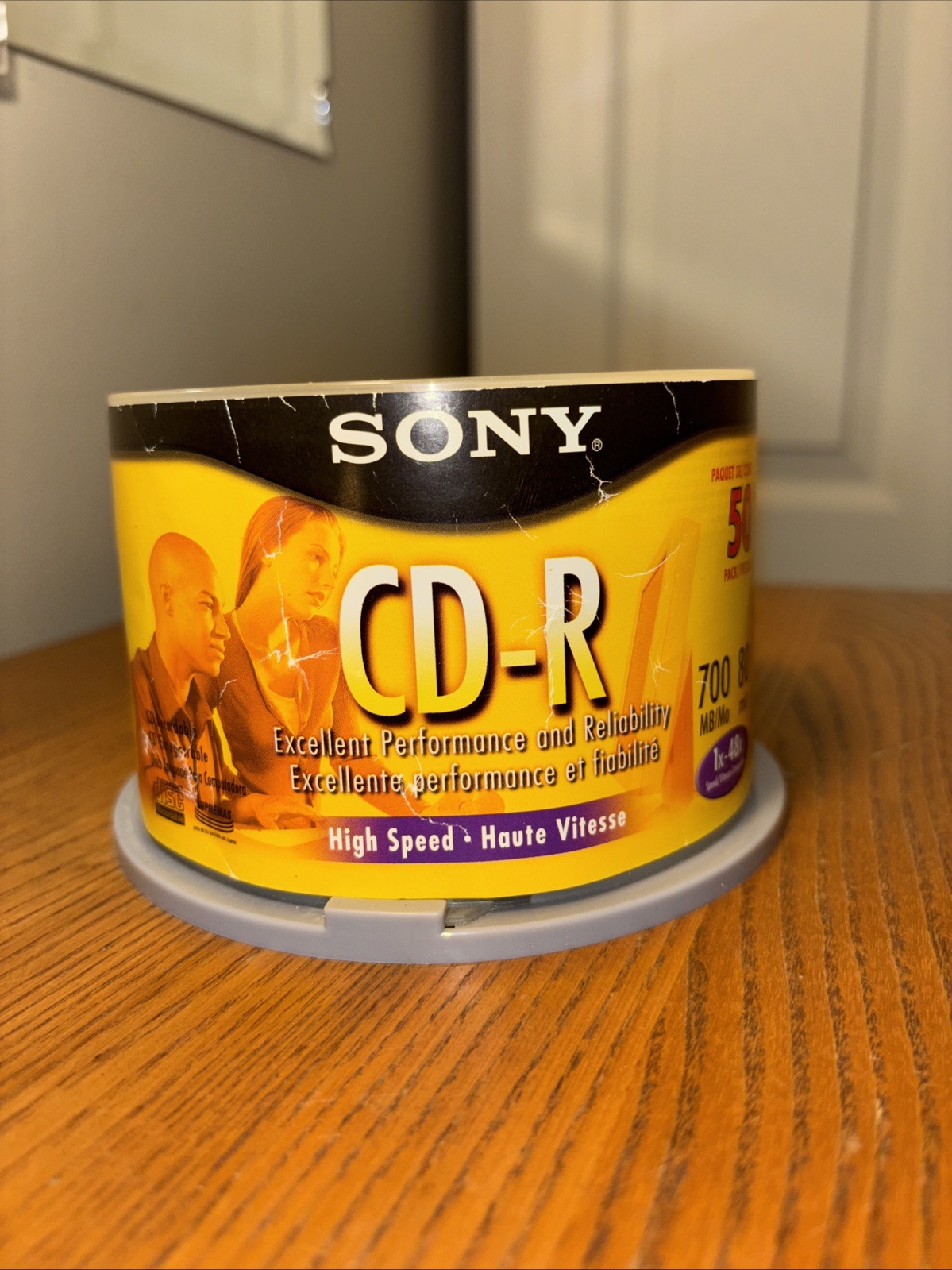 NEW Sony CD-R  700MB 80Min  up to 1x -48x 40 Pack