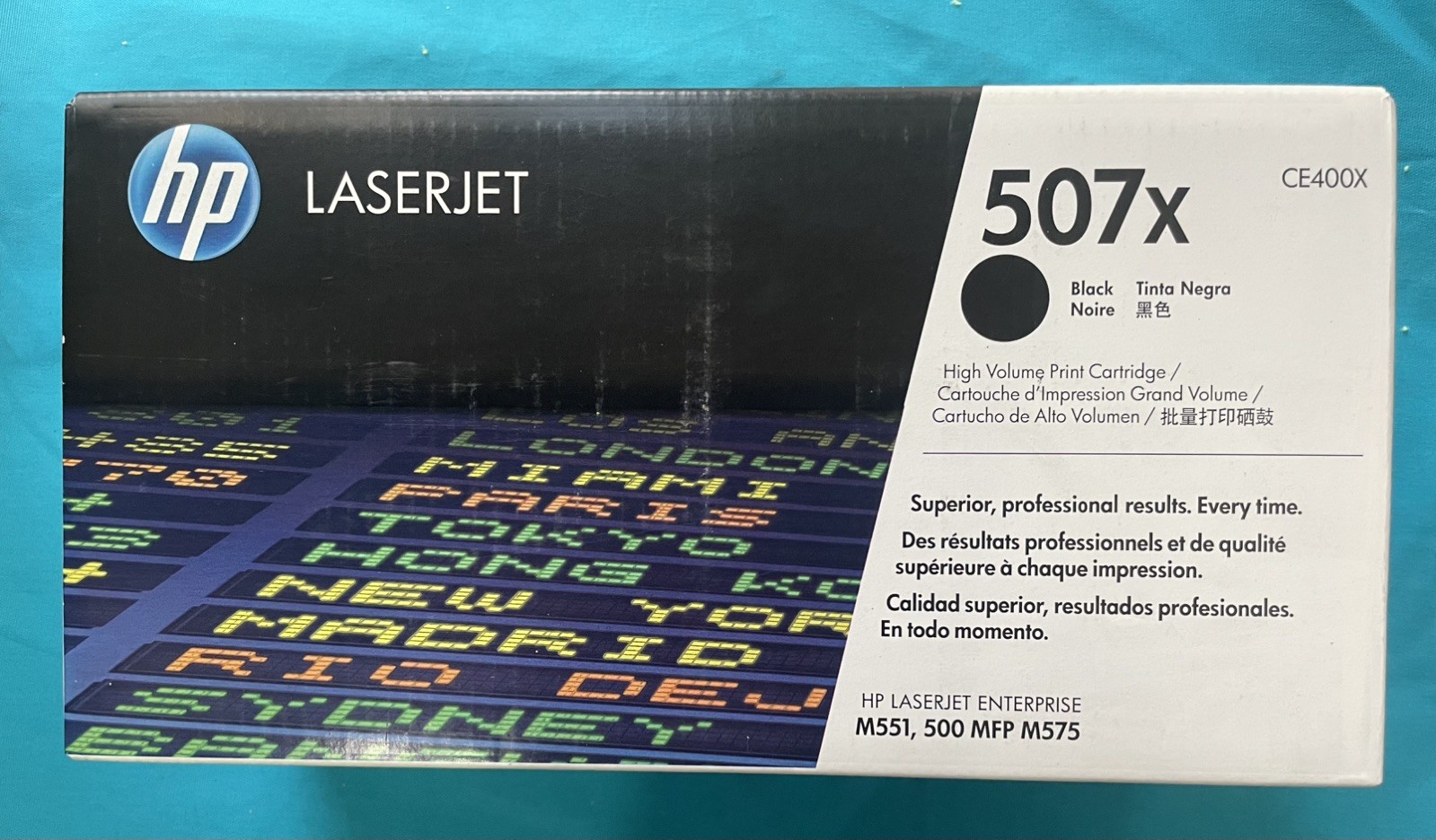 HP 507X CE400X Black High Yield Toner Genuine OEM New Sealed 