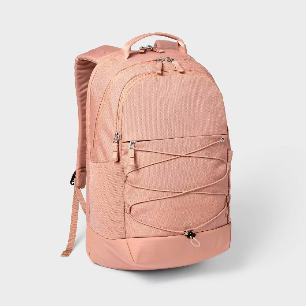 All In Motion Sporty 19" School Travel Laptop Backpack - Light Brown