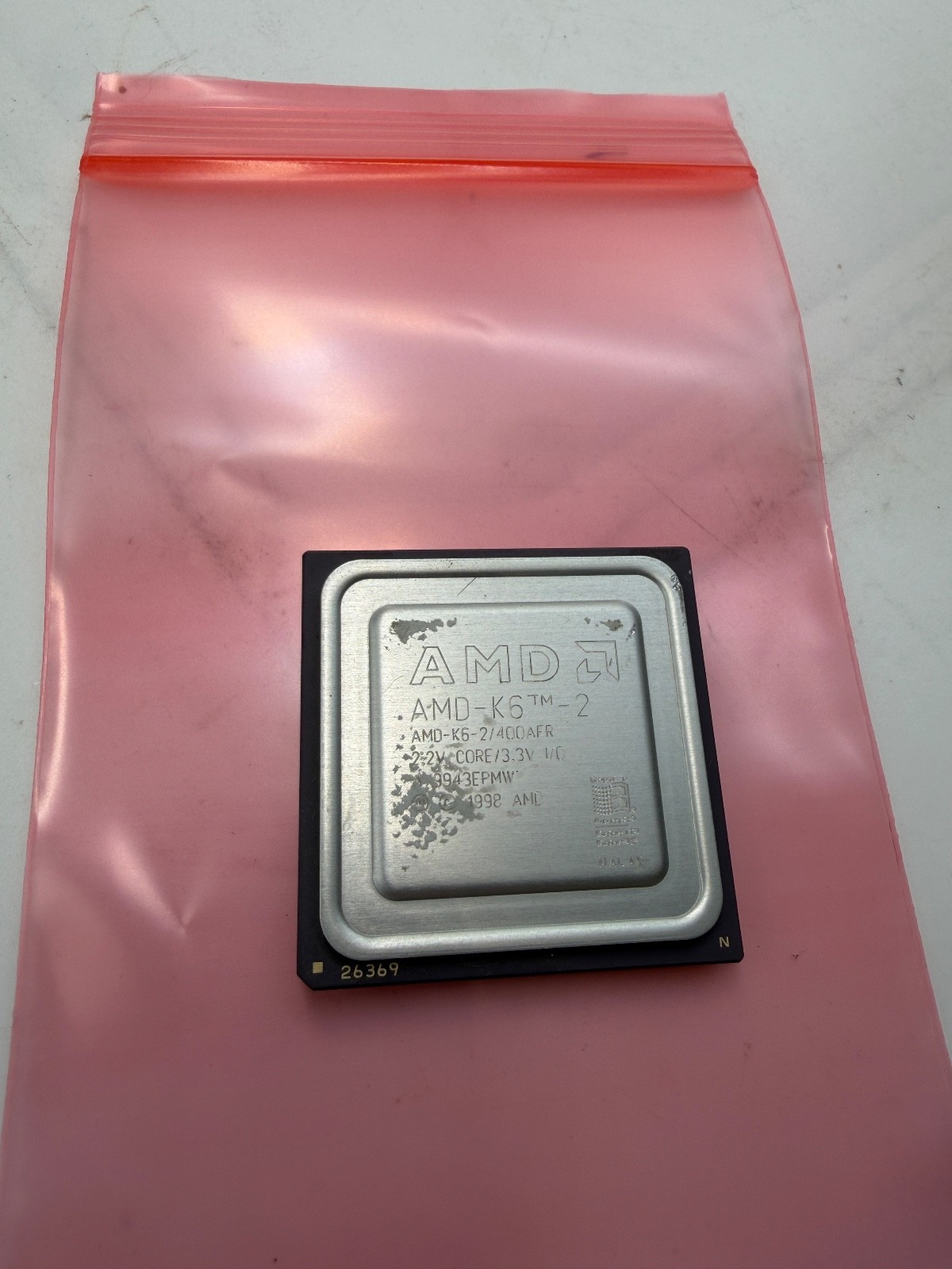 AMD AMD-K6-2/400AFR 400MHz/32KB/66MHz/100MHz Socket/Socket 7 PC CPU Processor