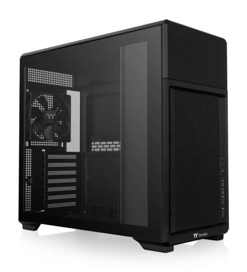 Thermaltake TR300 CR Tempered Glass Mid Tower Case (Black), CA-11M-00M1WN-00