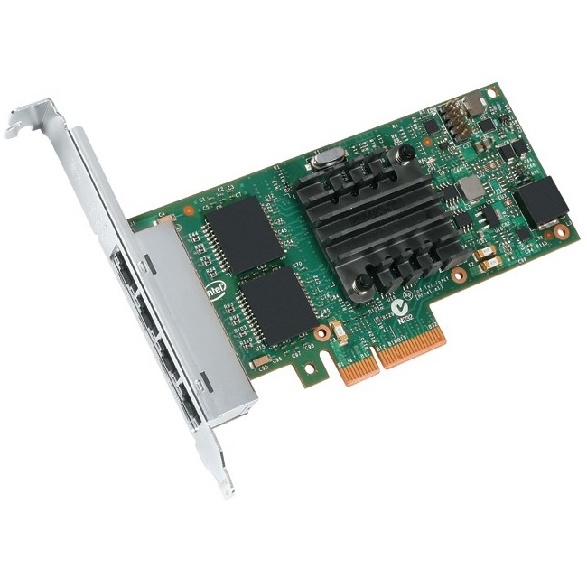 Intel I350T4V2BLK Ethernet Adapter 4 Port PCIe 2.1 Low-Profile