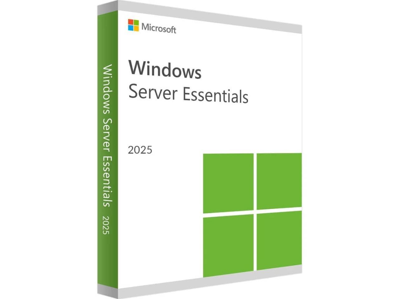 HPE Microsoft Windows Server 2025 Essentials License 10 Core P77103-DN1