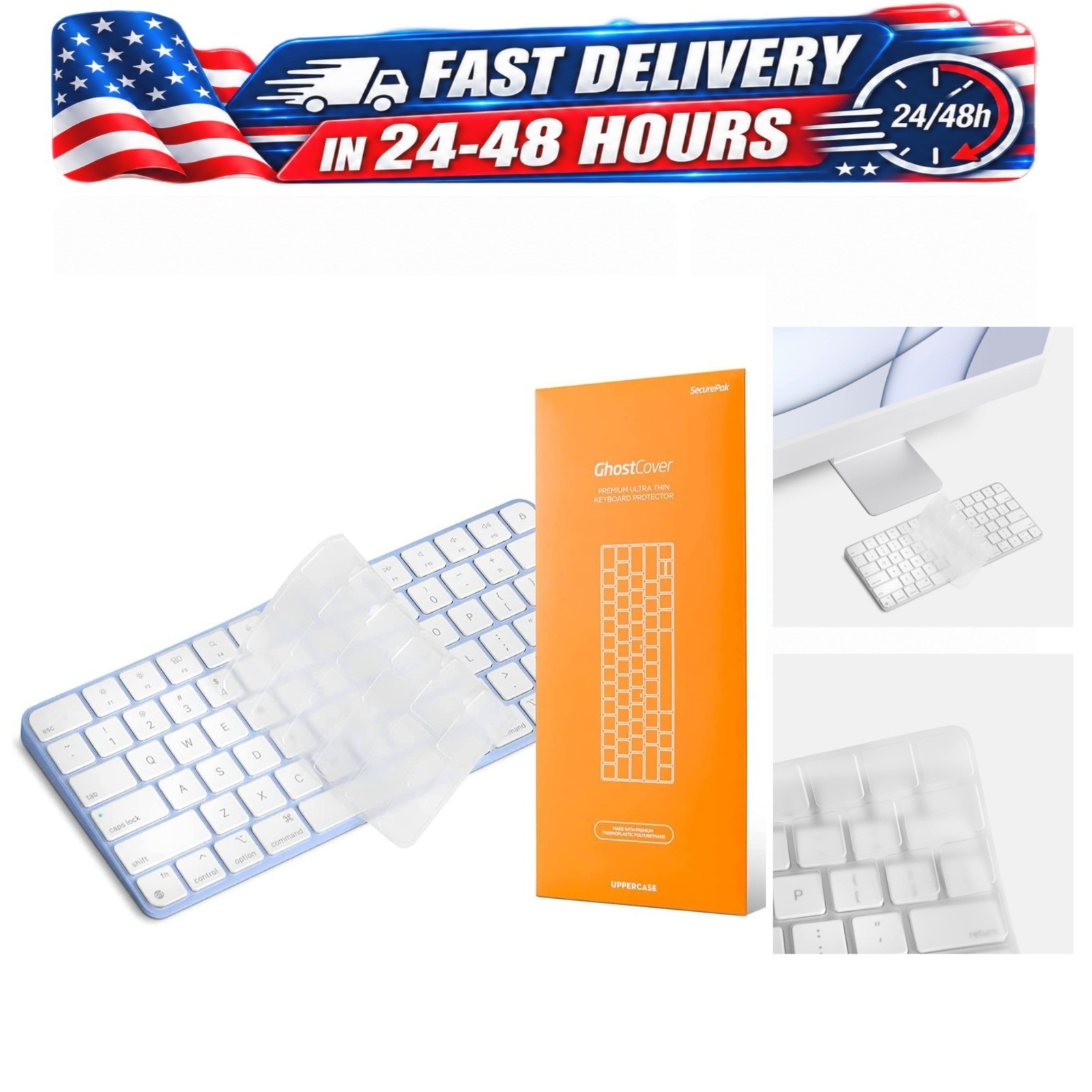 UPPERCASE GhostCover Premium Keyboard Protector for Magic Keyboard iMac 24" M4