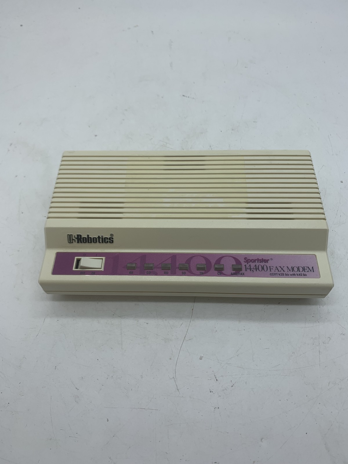 US Robotics Sportster 14,400 Fax modem CCITTV32 bis w/ V42 bis ~ 