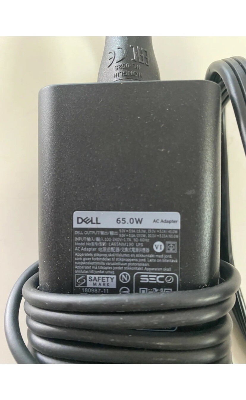 Lot Of 10x Original Dell 65W USB Type C Adapter With Power Cord Latitude XPS