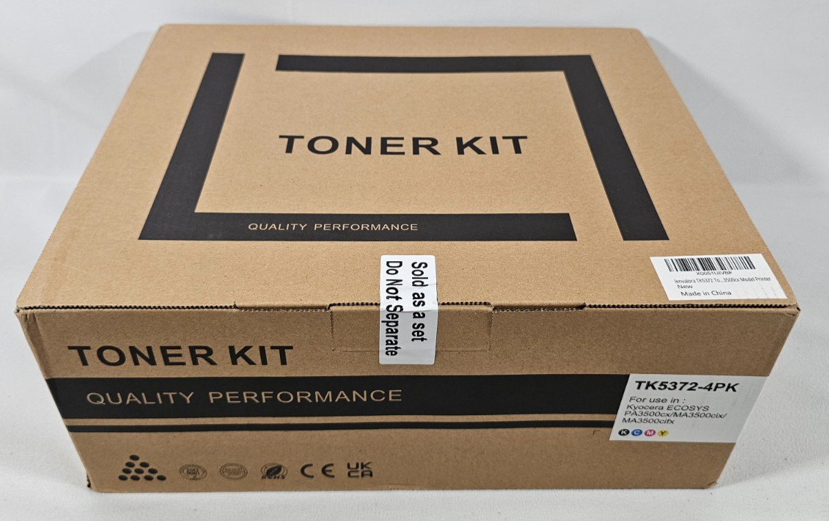 For Kyocera TK-5372 TK-5372K ECOSYS 4x Toner Cartridge Black Cyan Magenta Yellow