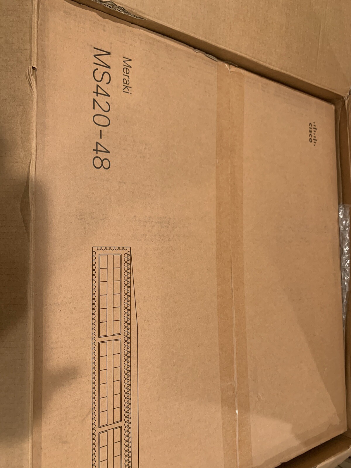 New Sealed Cisco MERAKI MS420-48-HW Cloud Mangd 48 Port SFP+ ag Switch UNCLAIMED