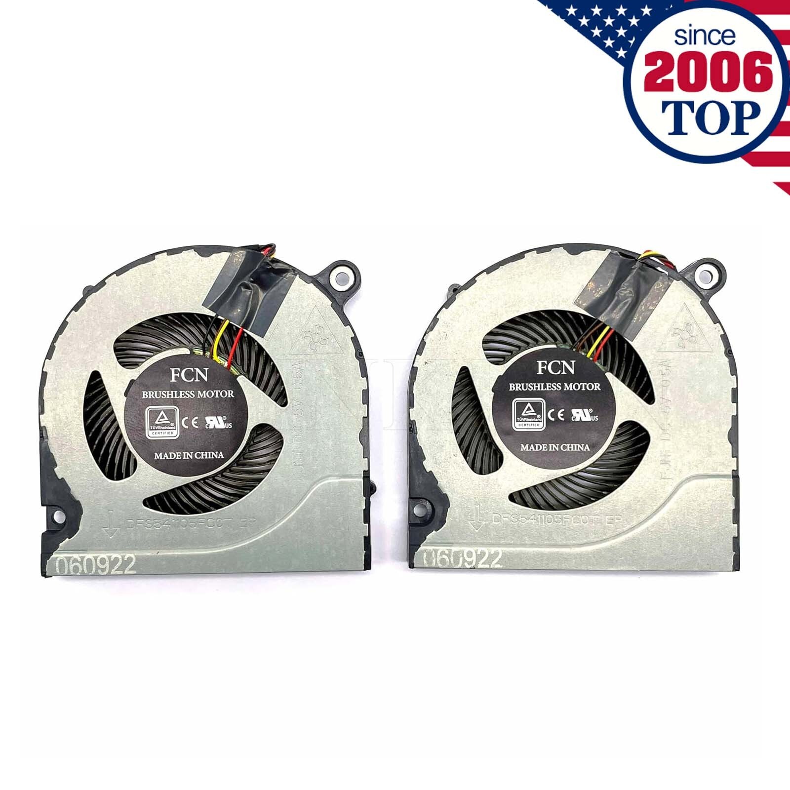 2 PCS CPU+GPU Cooling Fan for ACER Nitro 5 AN515-52 AN515-41 AN515-42