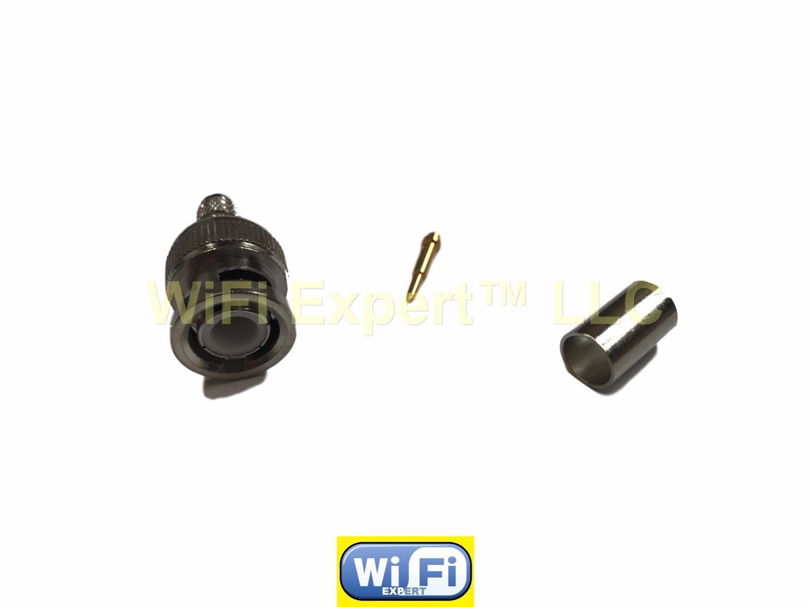 1 x BNC Male Plug crimp for LMR240 RFC240 LMR240U Cable Straight RF connector US