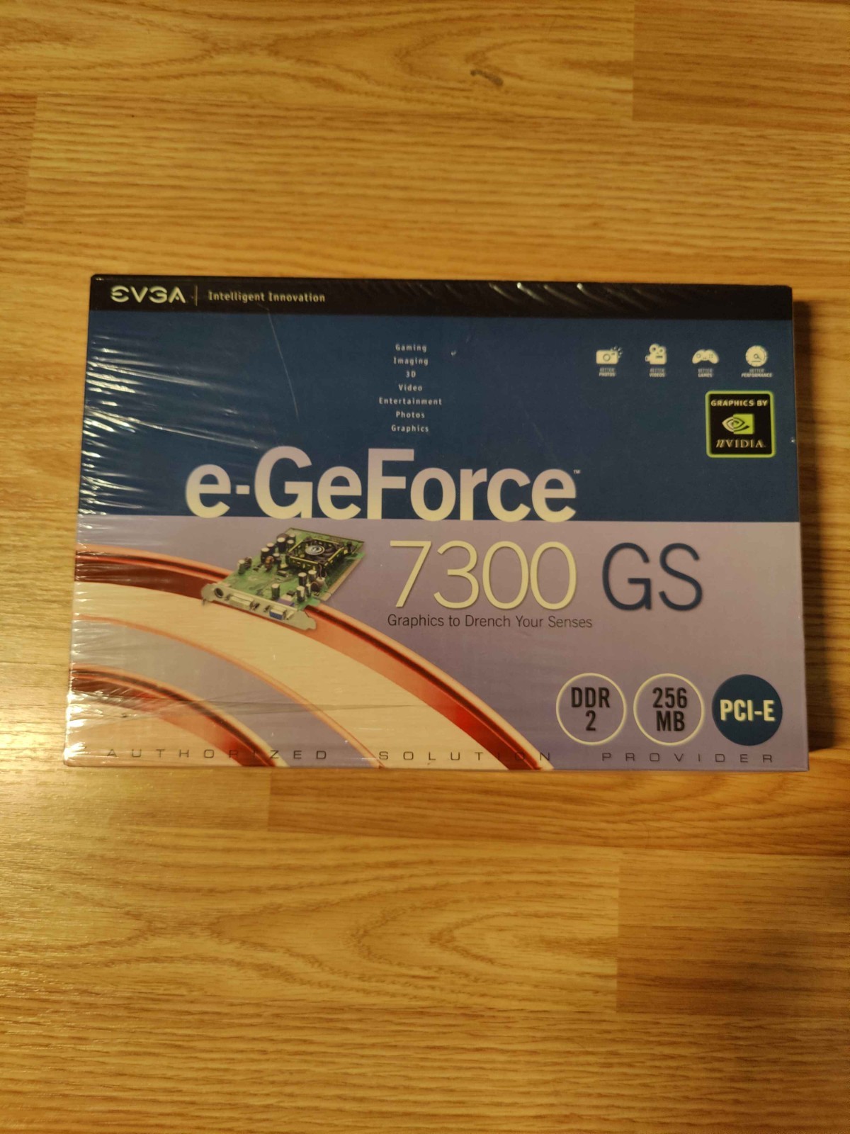 EVGA Nvidia e-Geforce 7300 GS Graphics Card GPU PCIE DDR2 256 MB New In Box