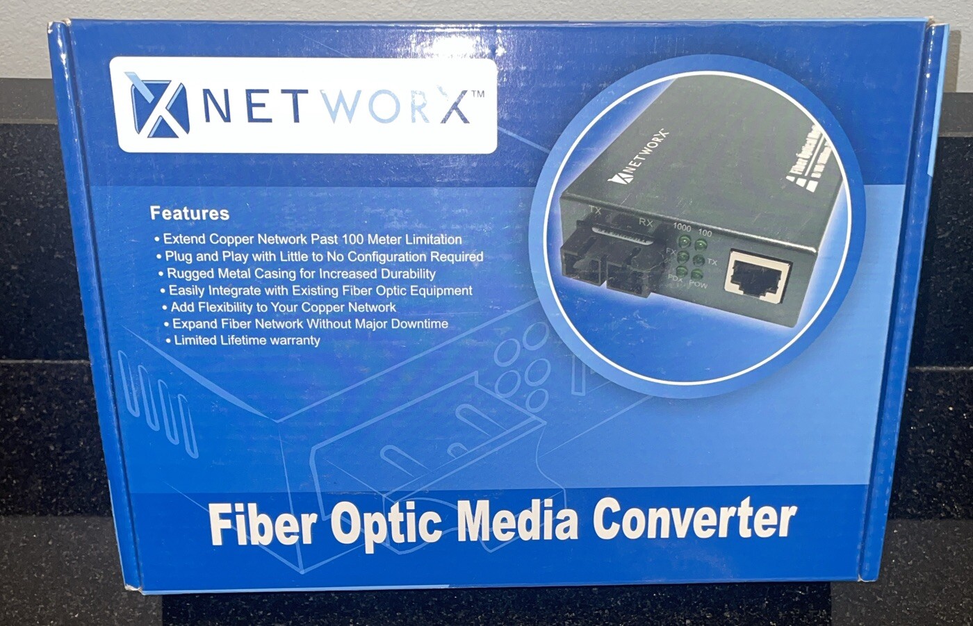 Networx Gigabit Fiber Optical Media Converter - FT-1000MM-ST,  Distance: 550m